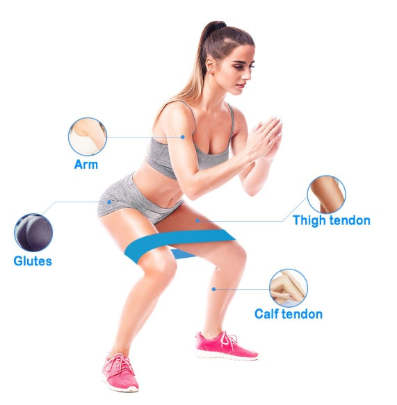 Set de bandas de resistencia para gym en casa