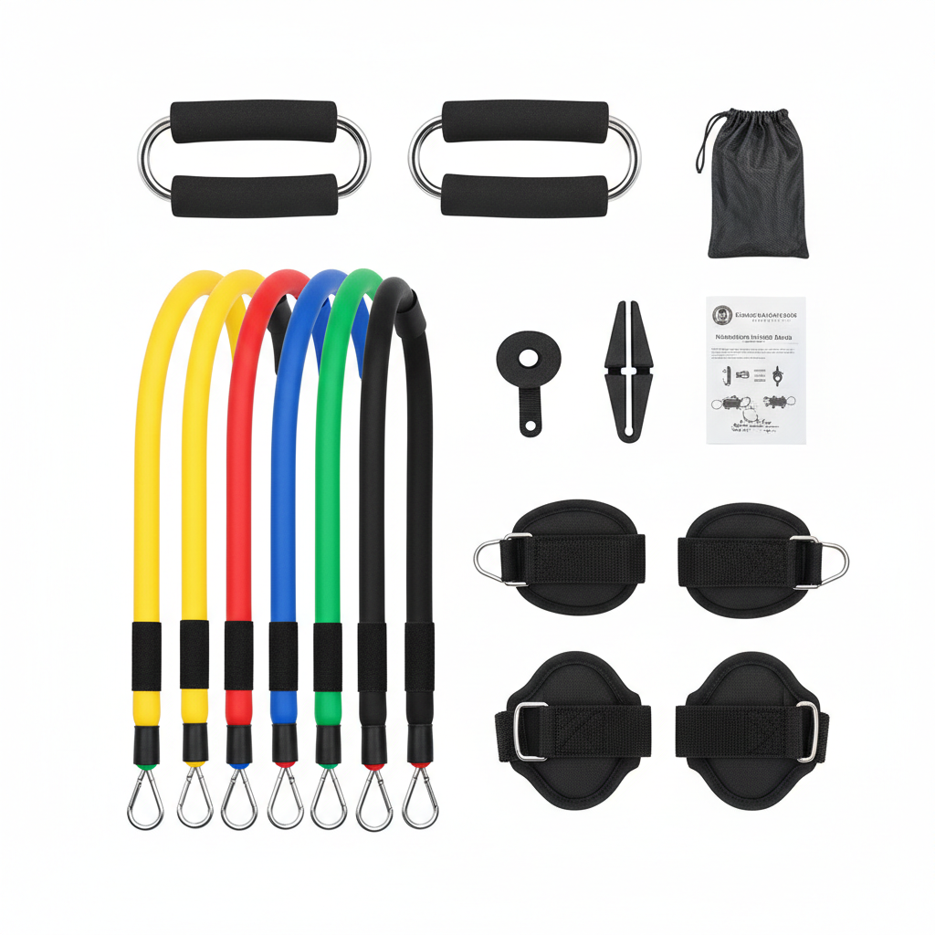 Pack de Bandas Elásticas de Resistencia Multifunción - Set completo