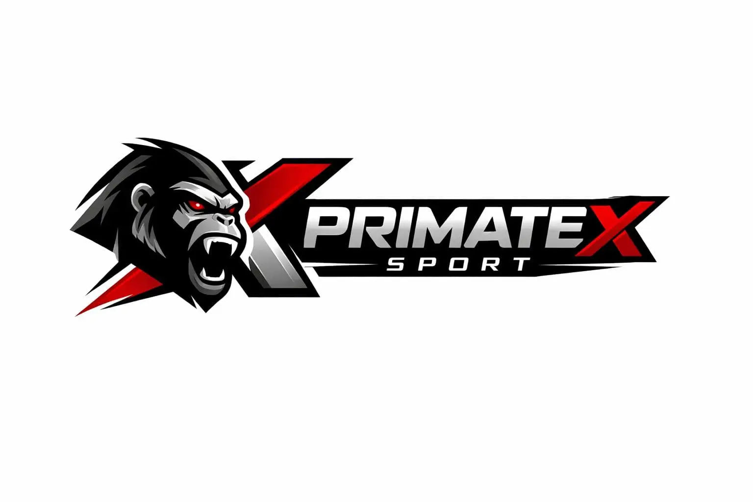 Banner de PrimateX Sport con logo de gorila y diseño deportivo